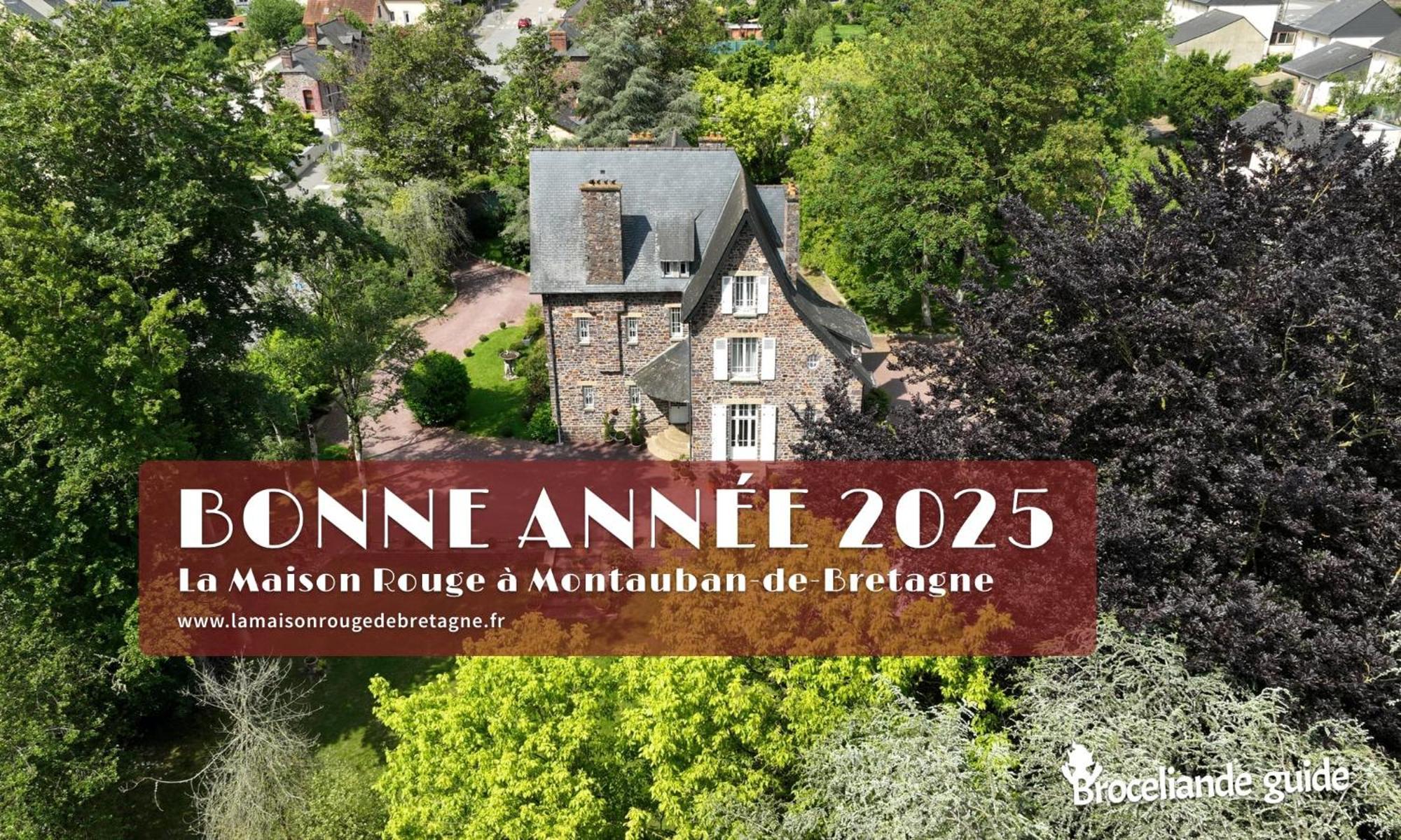 La Maison Rouge Broceliande Montauban-de-Bretagne Exteriér fotografie